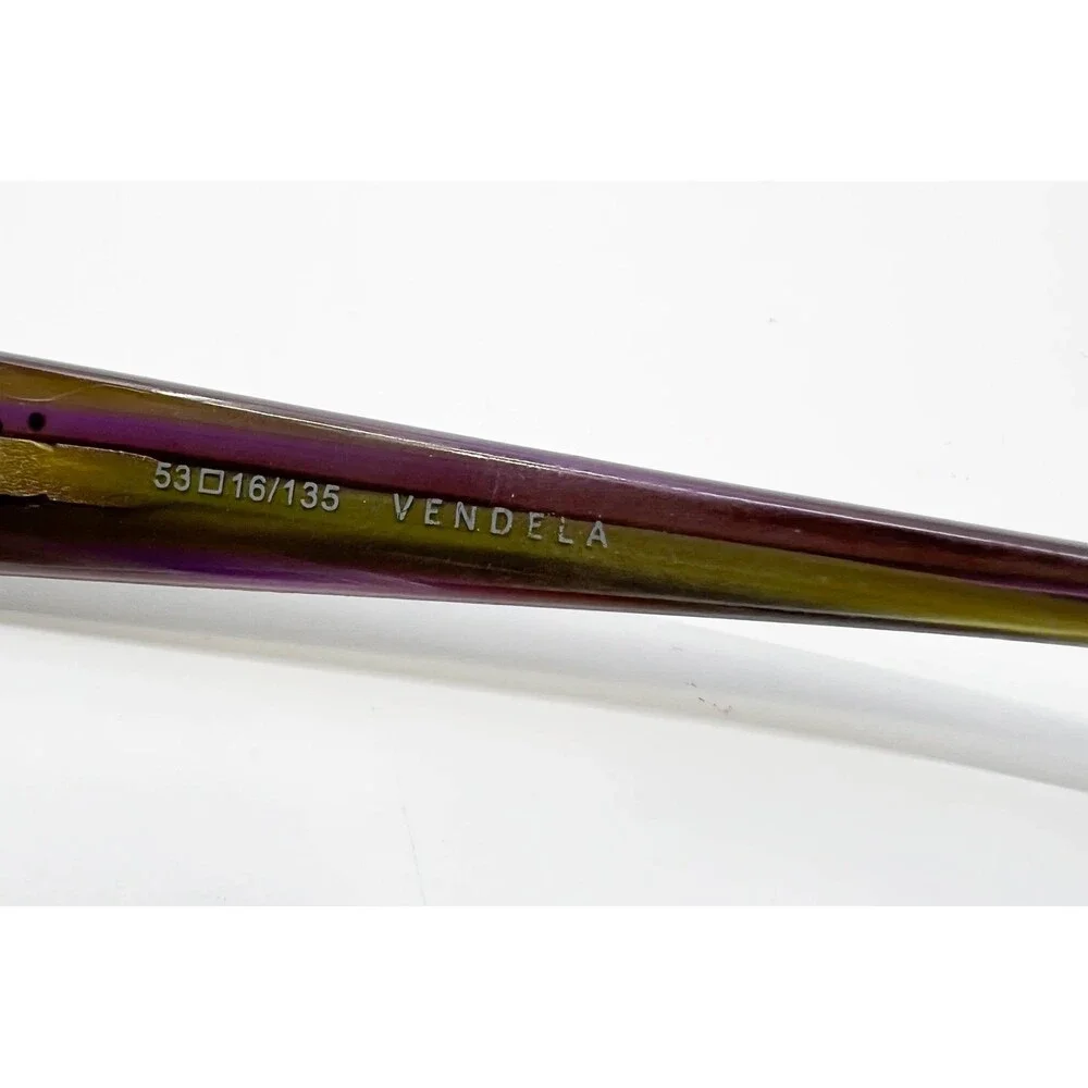 Vendela Eyeglasses Frames Womens Purple V1003-3 Rectangle Rhinestones 53-16-135